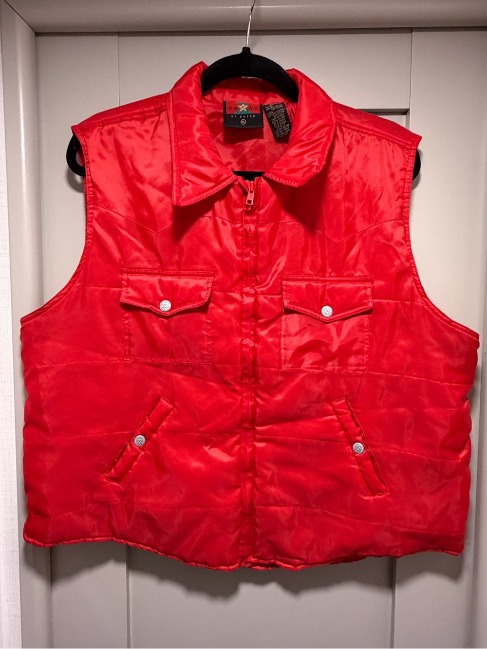 Roper Women’s Red Quilted Sleeveless Puffer Vest